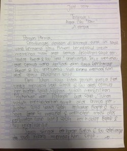 Penculik Bayi Valencia Bikin Surat Permohonan Maaf