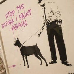 Karya Tersembunyi Banksy Dipamerkan di Galeri Sotheby London