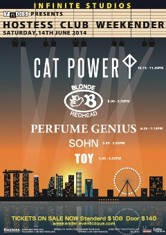 Cat Power dan Blonde Redhead di Hostess Club Weekender Singapura Akhir Pekan Ini