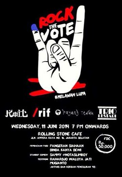 Konser Rock The Vote: #MelawanLupa