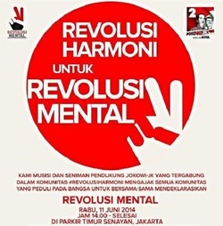 Ini Alasan Ian Antono Ikut Konser Revolusi Mental dukung Jokowi-JK