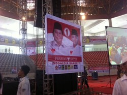 Ada Logo Partai Demokrat di Kampanye Prabowo di Medan