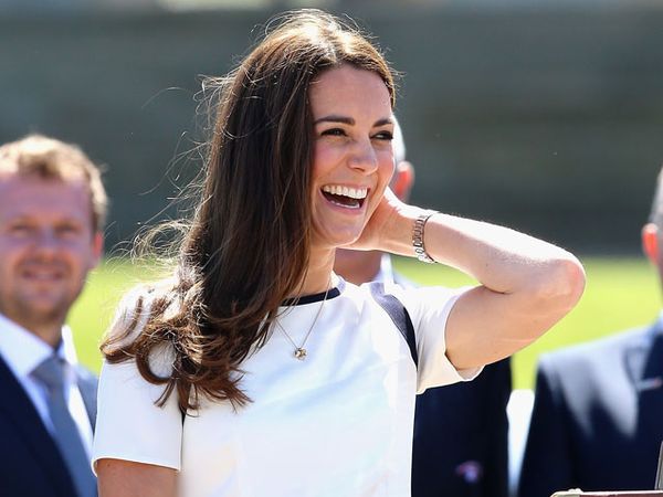 Senyum Sumringah Kate Middleton