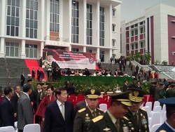 Gerimis Mulai Turun, Pidato Pengukuhan Guru Besar SBY Terpaksa Ditunda