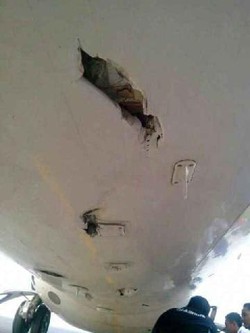 Kulit Pesawat Wings Air Robek Kena Bor Saat Mendarat di Bandara Juanda