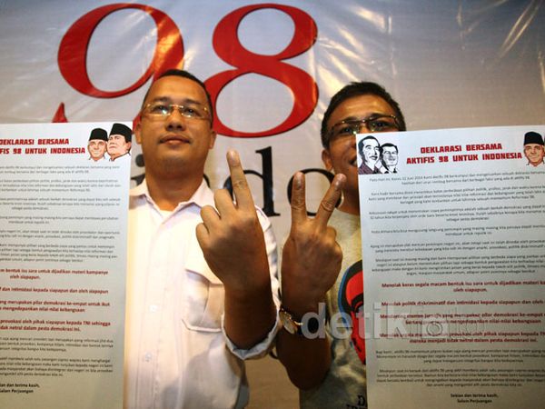 Aktivis 98 Tolak Kampanye Hitam