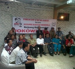 Forum RT RW Jawa Barat Merapat pada Jokowi-JK