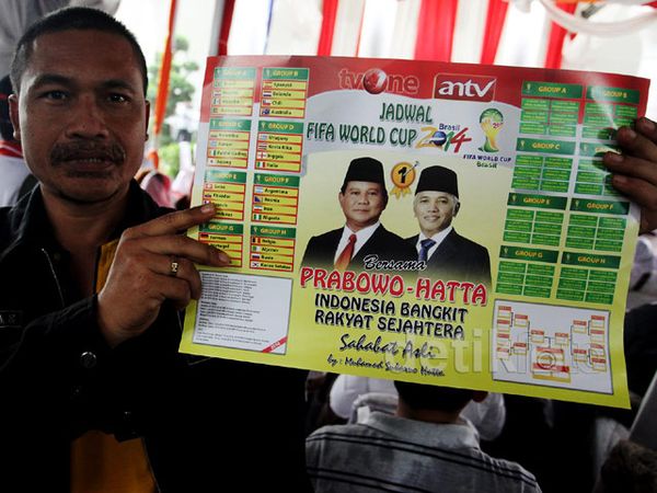 Tim Prabowo-Hatta Manfaatkan Piala Dunia
