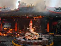 Klenteng Hoo Tong Bio Ludes Terbakar
