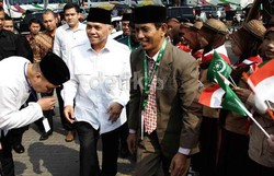 Hatta Rajasa Hadiri Majelis Zikir Arifin Ilham di Masjid Istiqlal