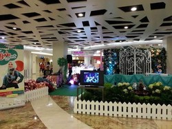 Cantiknya Booth Pendaftaran Hijab Hunt 2014 yang Romantis Penuh Bunga