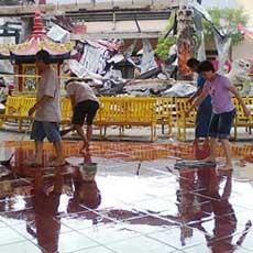 Klenteng Hoo Tong Bio di Banyuwangi Terbakar, Umat Gotong Royong