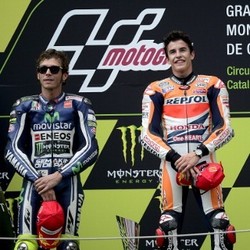 Marquez Nikmati Pertarungan dengan Rossi dan Pedrosa