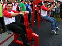 Ahok Hadiri Peresmian Active Park di Taman Tebet