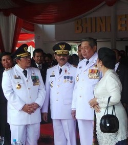 Presiden SBY Lantik 1.456 Pamong Praja IPDN