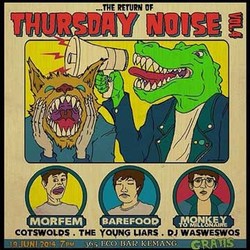 Morfem, Barefood, Monkey to Millionaire Siap Meriahkan Kembalinya Thursday Noise