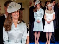 Kate Middleton Cantik dan Elegan Berbaju Biru