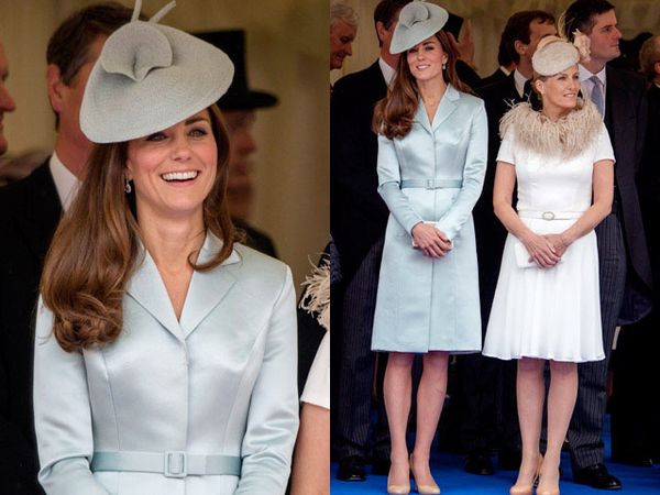 Kate Middleton Cantik dan Elegan Berbaju Biru