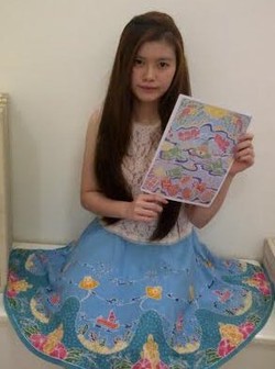 Monica Witarsa, Remaja Surabaya Pemenang Desain Batik Raja Ampat