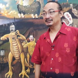 Lukisan Sepanjang 30 Meter Ceritakan Perjalanan Heri Dono