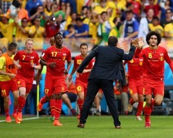 Pergantian Jitu Wilmots Selamatkan Belgia dari Kekalahan