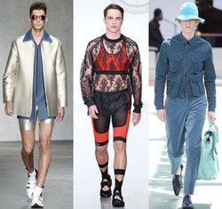 Uniknya Tren Fashion Pria di London: Kemeja Transparan dan Celana Ketat