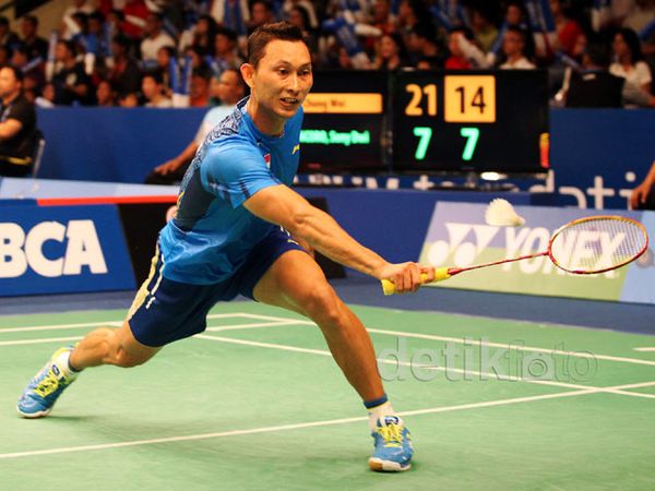 Sonny Dwi Kuncoro Dikalahkan Lee Chong Wei