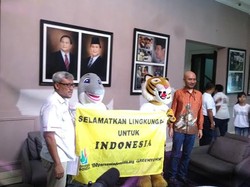 Green Peace Sambangi Rumah Polonia Temui Timses Prabowo-Hatta