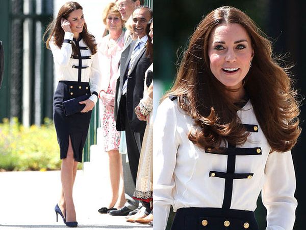 Kate Middleton Cantik dan Chic Bergaya ala Militer