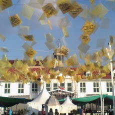 Bendera Harapan Jakarta Berkibar di Kota Tua
