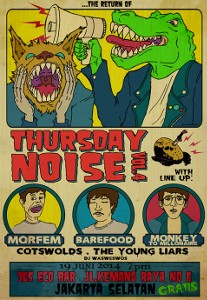 Kisah Mahasiswa Bandung Pemenang Kompetisi Poster Thursday Noise Volume 4