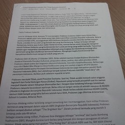 Selebaran Pembelaan Prabowo Diedarkan di Pondok Indah Mall