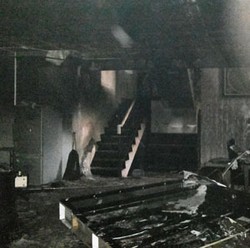 Foto-foto Rumah Almarhum Uje Terbakar