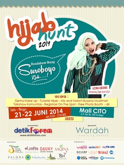 Yuk, Daftar On The Spot Hijab Hunt 2014 di Mal City Of Tomorrow Surabaya