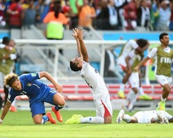 Gli Azzurri Tertahan Garis Tinggi Pertahanan Kosta Rika