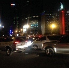 Jakarnaval Selesai, Lalin di Bunderan HI Padat Merayap