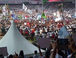 Beri Hormat, Prabowo Ucapkan Terimakasih Pada Demokrat Hingga Fans Rhoma