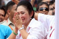 Usai Prabowo, Giliran Titiek yang Orasi di Panggung GBK
