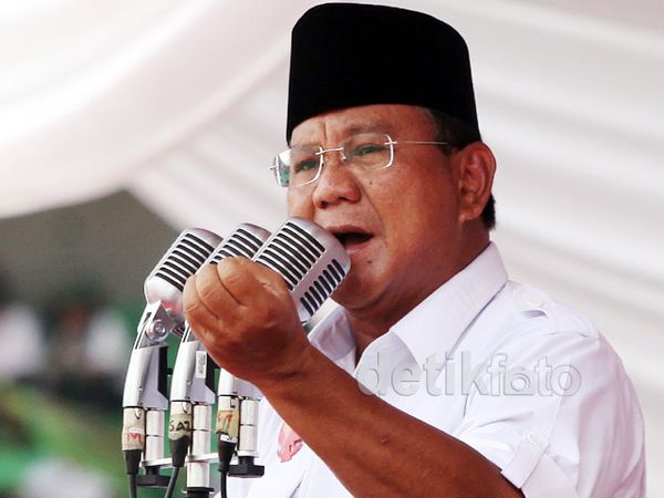 Orasi Penuh Semangat Prabowo di GBK