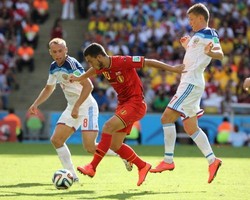 Hazard: Belgia Menang karena Rusia Kelelahan