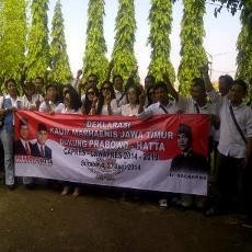 Marhaenis Jawa Timur Putuskan Dukung Prabowo-Hatta