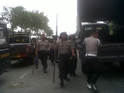 Aparat Masih Siaga di Lokasi Bentrok Massa Prabowo dan Jokowi di Yogya