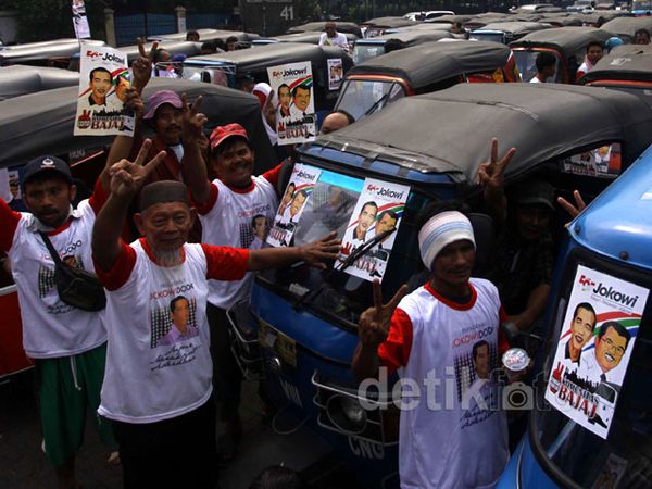 Komunitas Bajaj Jakarta Dukung Jokowi-JK