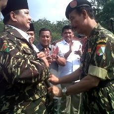 Prabowo Diangkat Jadi Warga Kerhormatan Banser