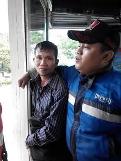 Ketahuan Nyopet HP di Busway, Asid Babak Belur