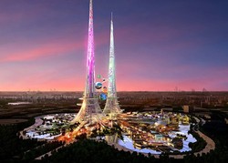 Genit! Menara Tertinggi di Dunia Bakal Berwarna Pink