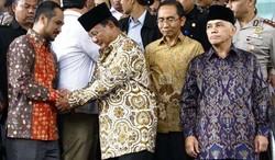 Ketika Prabowo Berbincang Hangat dengan Pimpinan KPK Soal Angka Kebocoran