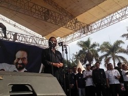 Joget India dan Musik Rock Hibur Ratusan Pendukung Jokowi-JK di Sumut