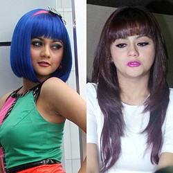 Jenita Janet Tampil Tanpa Wig