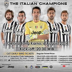 Lawan Juventus di GBK adalah ISL All Star